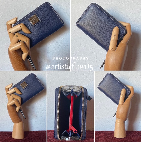 NEW! Dooney&Bourke Saffiano Large Credit Card Case - Picture 9 of 11